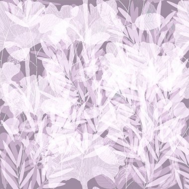 Tropikal dallar pürüzsüz desen