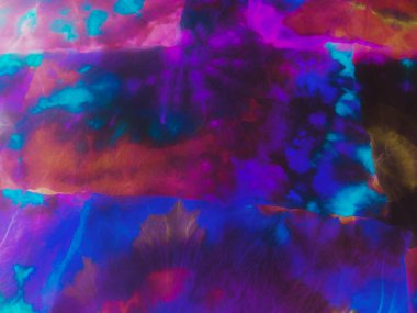 Psikedelik boyalı girdap izi. Boyama Deseni. 