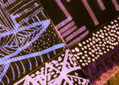 Soyut Sanatsal Çalışmalar. Koyu Renkler Kokuyor 