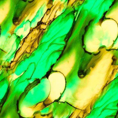 Kusursuz akrilik desen. Bulutlar Macro. Sarı, 