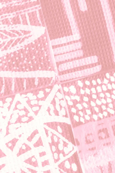 Abstrakte Kunstwerke. Sanftes rosa Aquarell — Stockfoto
