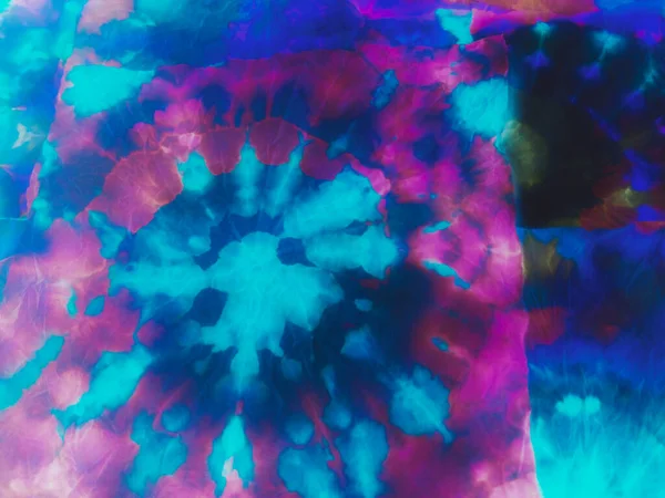 Psychedelic Dyed Swirl Print (em inglês). Novo design Shibori. — Fotografia de Stock