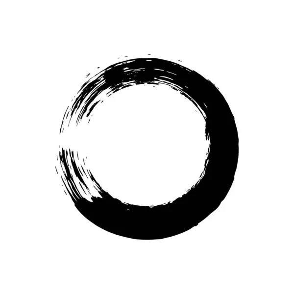 Símbolo budista Enso zen — Vetor de Stock