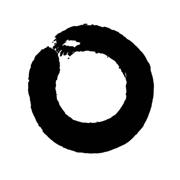 円相禅のシンボル — ストックベクタ