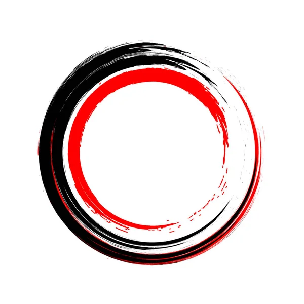 Zwarte enso symbool vector — Stockvector