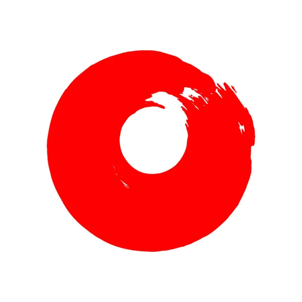 Roter Enso-Symbolvektor — Stockvektor