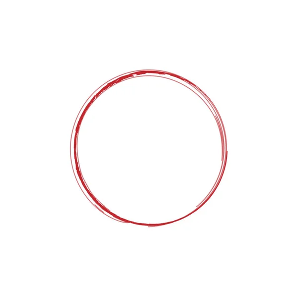赤い円記号ベクトル — ストックベクタ