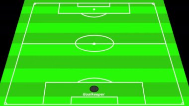 Animasyon Avrupa Futbol Formasyonu 3-6-1