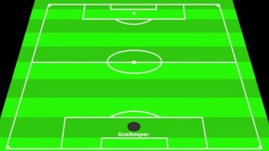 Animasyon Avrupa Futbol Formasyonu 4-4-1-1