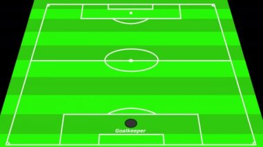 Animasyon Avrupa Futbol Formasyonu 4-4-2 - elmas orta saha