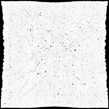 Siyah doku ile çerçeve beyaz zemin üzerine kaplama imkanı ile. Tasarımınız için sıkıntı doku. Soyut vektör desen. Eps10.