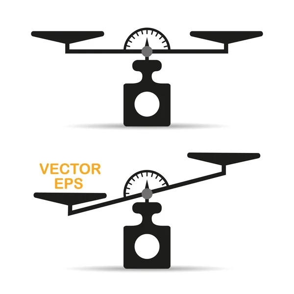 Ilustração Vetorial Pesos Ícone Libra Isolado Fundo Claro Elemento Para — Vetor de Stock