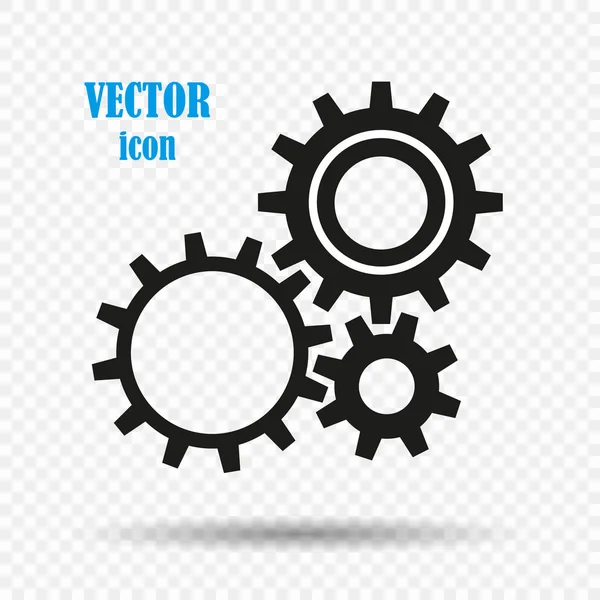 Gears Isolerad Transparent Bakgrund Begreppet Mekanik Robotics Vektorelement För Din — Stock vektor