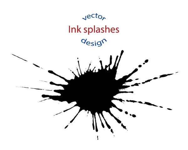 Spray vectorial, tinta, pintura, suciedad, mancha. Elemento de diseño aislado sobre fondo claro . — Vector de stock