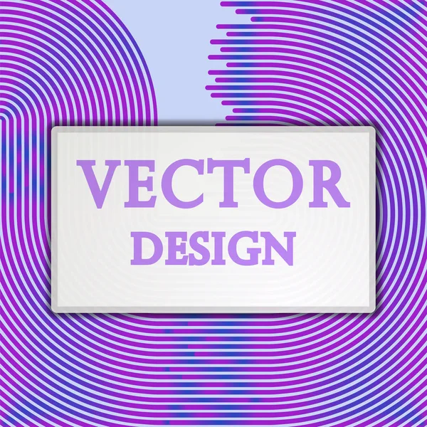 Vektor abstrakte Illustration Banner, Plakat farbige Streifen, Linien mit Platz für Text. — Stockvektor