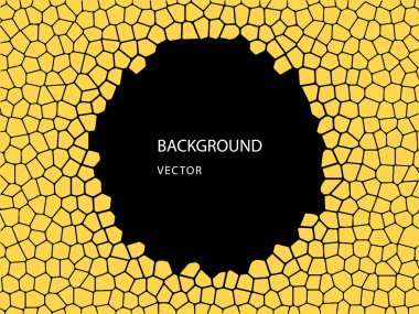 Vektör Illustration kafes, metin için yer ile doğal taş bir dikiş silüeti.