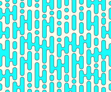 Vektör yinelenebilir yarı ton çizgileri, yuvarlatılmış şekiller. Dikişsiz soyut çizgiler, tek renkli kaplama stili, desen. koyu anahat. Yalıtılmış arka plan.