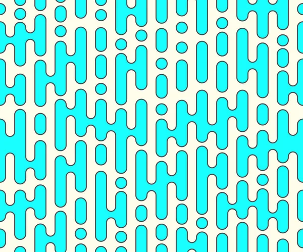 Vektör yinelenebilir yarı ton çizgileri, yuvarlatılmış şekiller. Dikişsiz soyut çizgiler, tek renkli kaplama stili, desen. koyu anahat. Yalıtılmış arka plan.