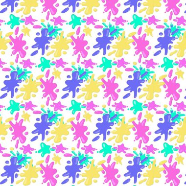 Saydam bir arka plan üzerinde renkli lekelerde desen