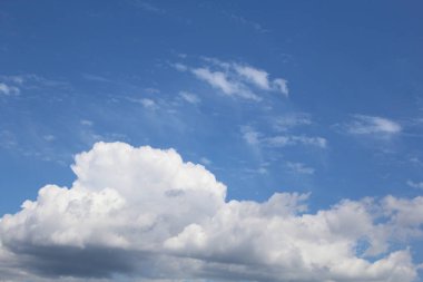 mavi gökyüzü beyaz bulutlar backgraund ile