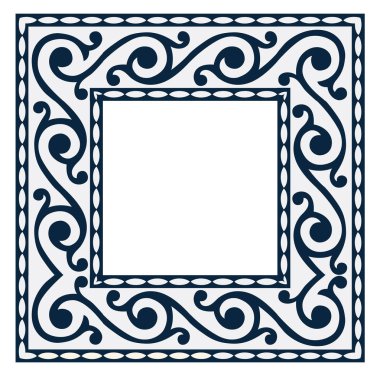 fayans Portekizce desenler vektör çizim vintage sorunsuz tasarımında antika