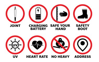 İşaret bilgisi sembolü jonit güvenlik vektörü Eps10