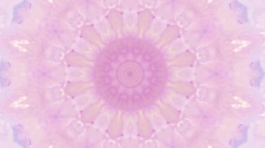 Hipnotik caleidoscope soyut model hareket arkaplanı - pembe desen