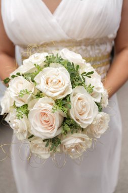 düğün, anlar ve insanların tatil şenlikli olay. gelin yakın çekim 