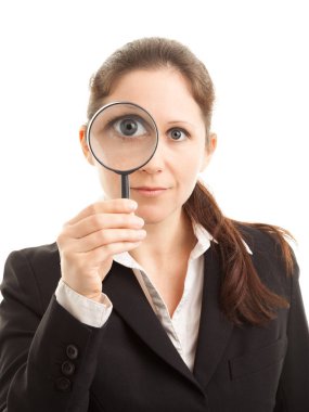 Genç ve zeki iş kadını