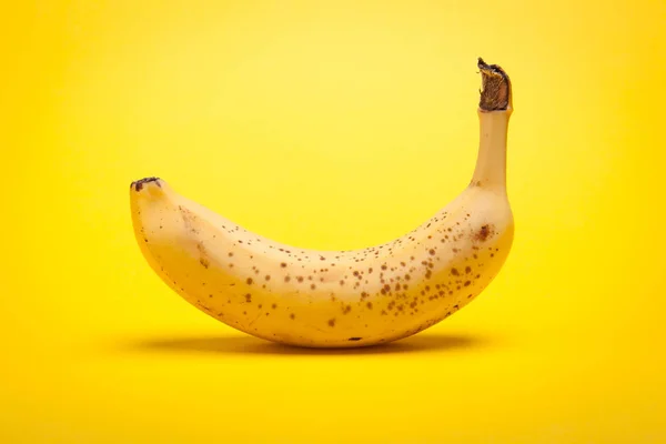 One Ripe Yellow Bananas — Stock Photo, Image