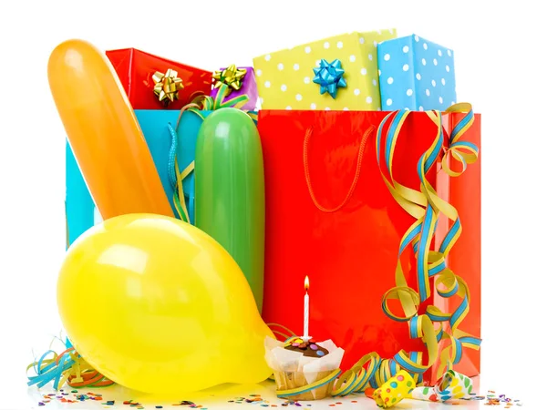 Bright Colorful Present Boxes — Stock Photo, Image