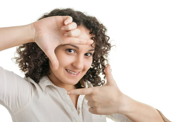 Retrato Una Hermosa Joven —  Fotos de Stock