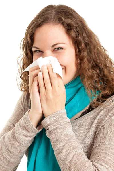 Young Woman Flu — Stock Photo, Image