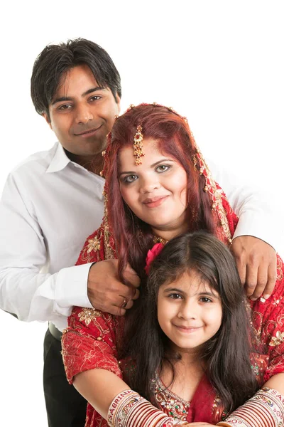 Família Feliz Com Uma Filha Fotografias De Stock Royalty-Free