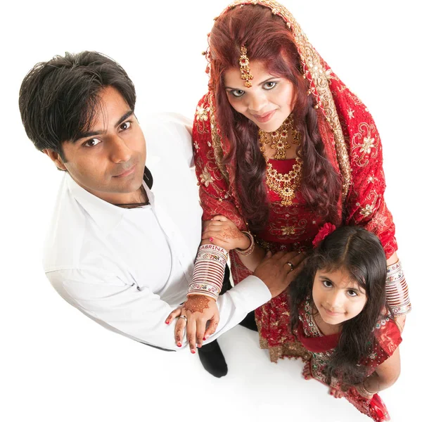 Indian wedding couple in traditional clothes