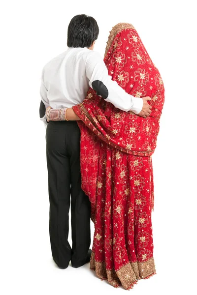 Indisches Hochzeitspaar Traditioneller Kleidung — Stockfoto