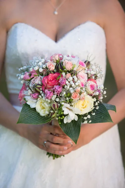 Sváteční Sváteční Události Svatby Momentů Lidí Blízko Nevěsty — Stock fotografie