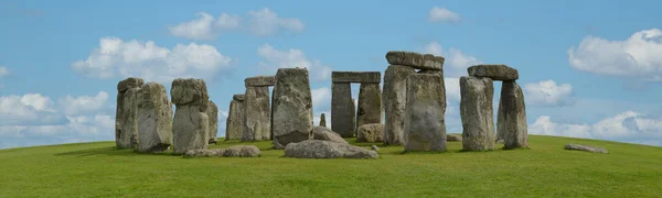 Vista Diurna Antigo Sítio Stonehenge Durante Dia — Fotografia de Stock