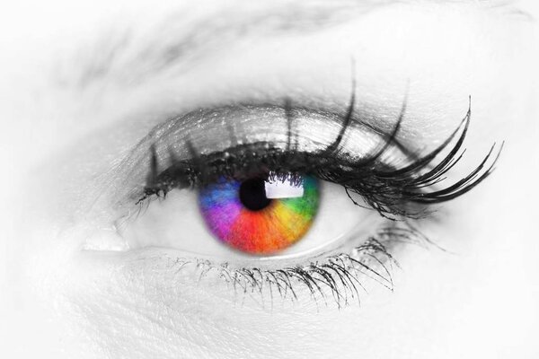 woman in the white background