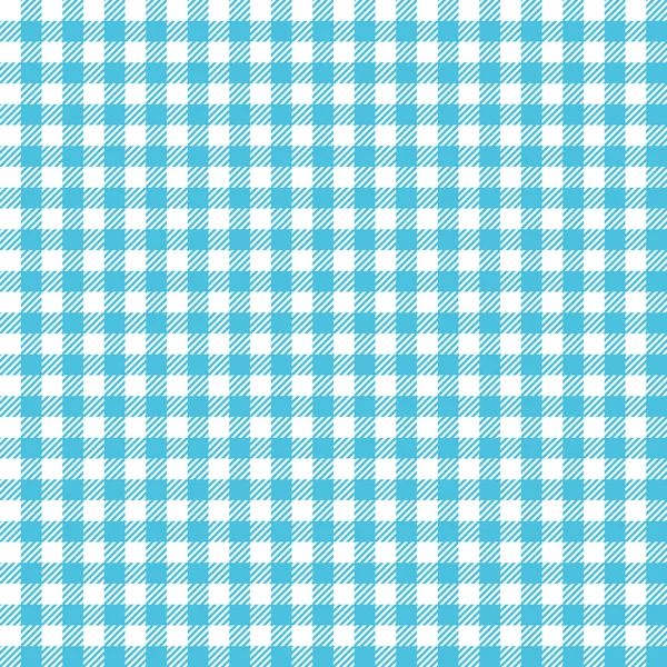 Tischdecke Für Klassisch Blau Karierte Küche Oder Picknicktisch Nahtlos Muster — Stockvektor
