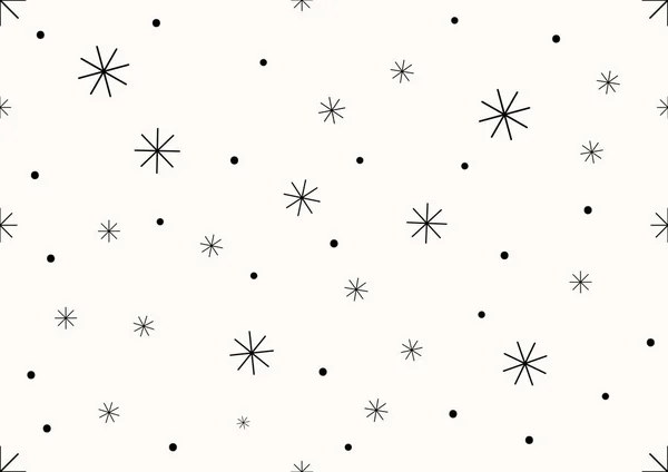 Arka plan nokta ve yıldız işareti, seamless modeli. Vektör çizim.