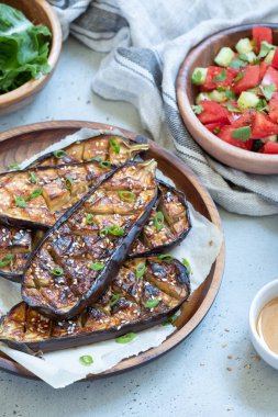 Miso sır, nasu dengaku ile ızgara patlıcan