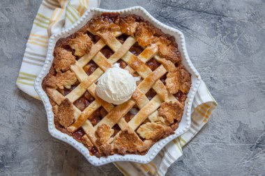 geleneksel Amerikan apple pie