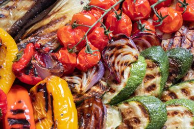 Izgara sebze tabağı