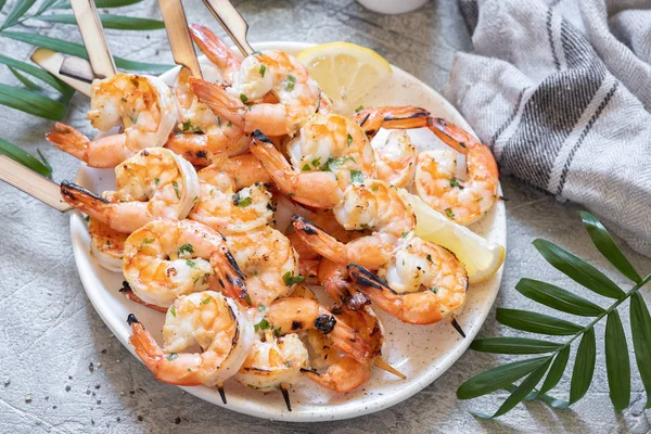 ızgara karides şiş