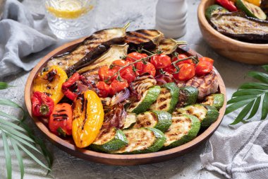 Izgara sebze tabağı