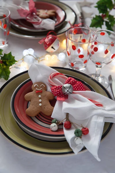Nakrycie stołu świątecznego. — Zdjęcie stockowe