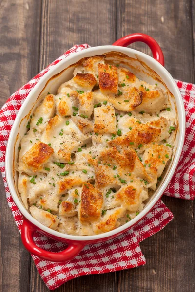 White fish casserole — Stock Photo, Image