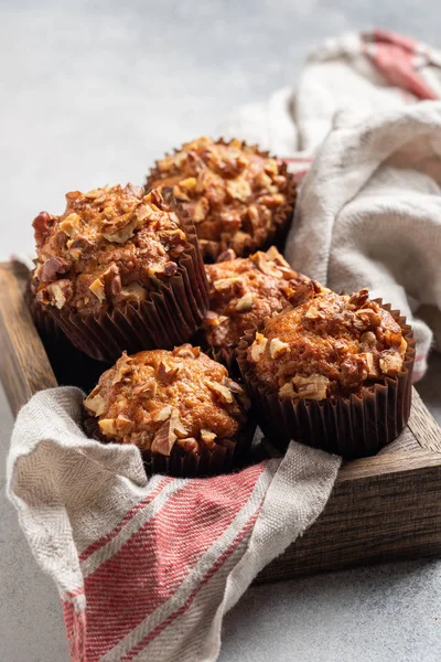 Muz ekmek somunu Muffins — Stok fotoğraf