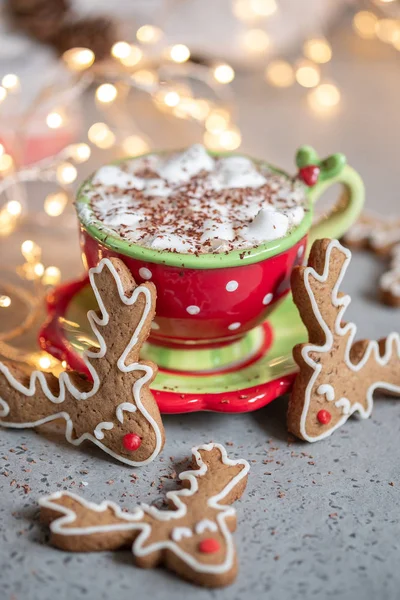 Happy perník cookie muž — Stock fotografie